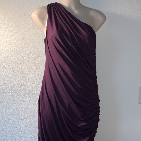 NWT AMELIE BOUTIK ONE SHOULDER RUCHED COCKTAIL DRESS - Picture 8 of 10